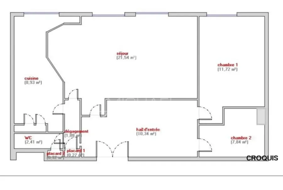 NICE - CARRÉ D'OR -  RARE OPPORTUNITÉ / Appartement a rénover : - 8