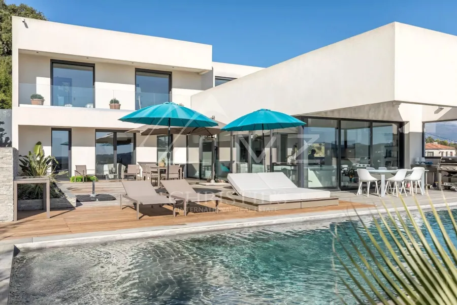 Proche Cannes - Villa contemporaine vue mer - 4