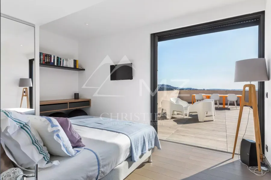 Proche Cannes - Villa contemporaine vue mer - 8