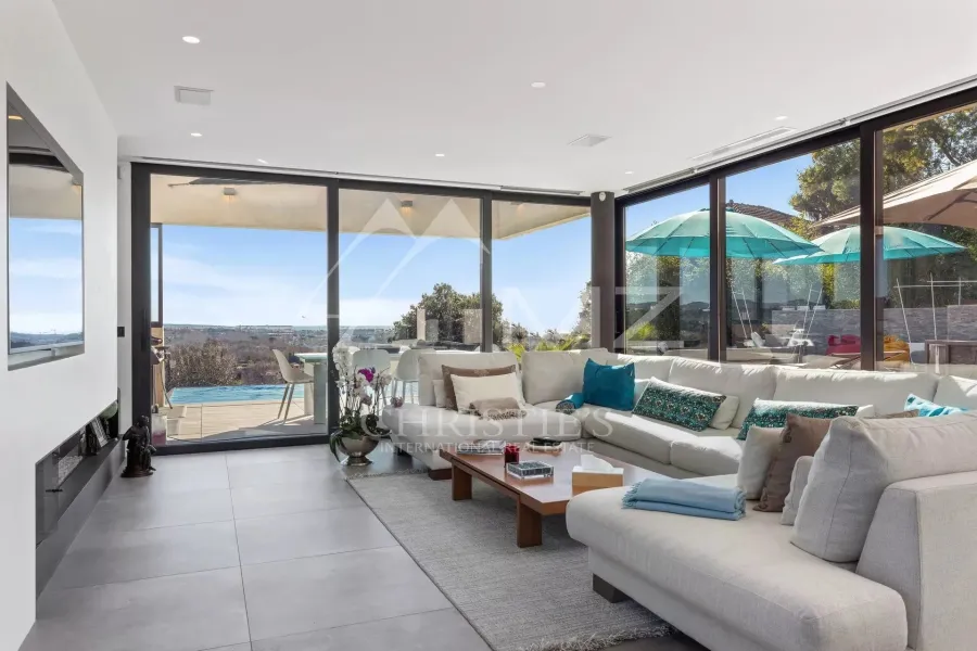 Proche Cannes - Villa contemporaine vue mer - 3