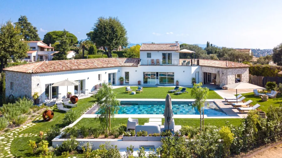 St Paul de Vence - Vue Carte Postale sur le village - 1