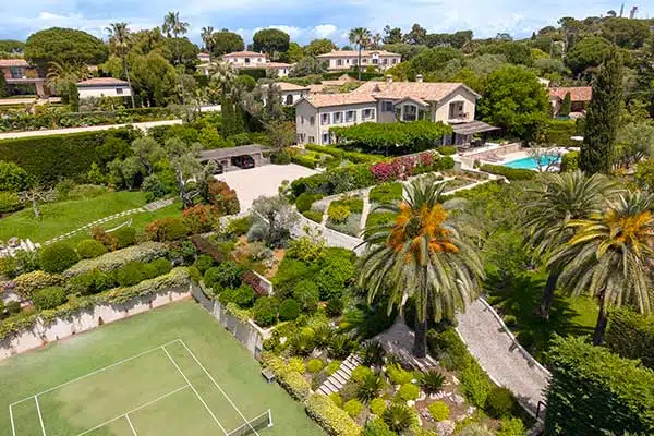 une villa de luxe au cap d'antibes