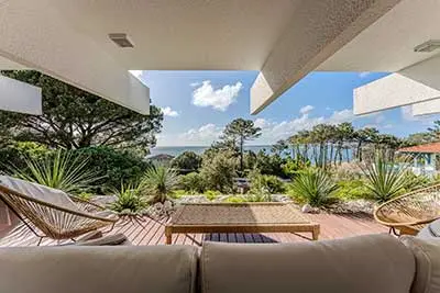 villa premiere ligne bassin d'arcachon