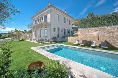 gated estate villa for rent French Riviera