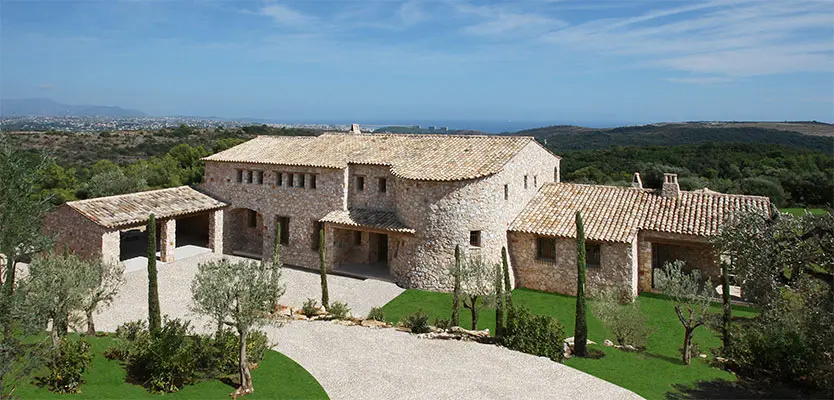 villa en pierre louis sorridente